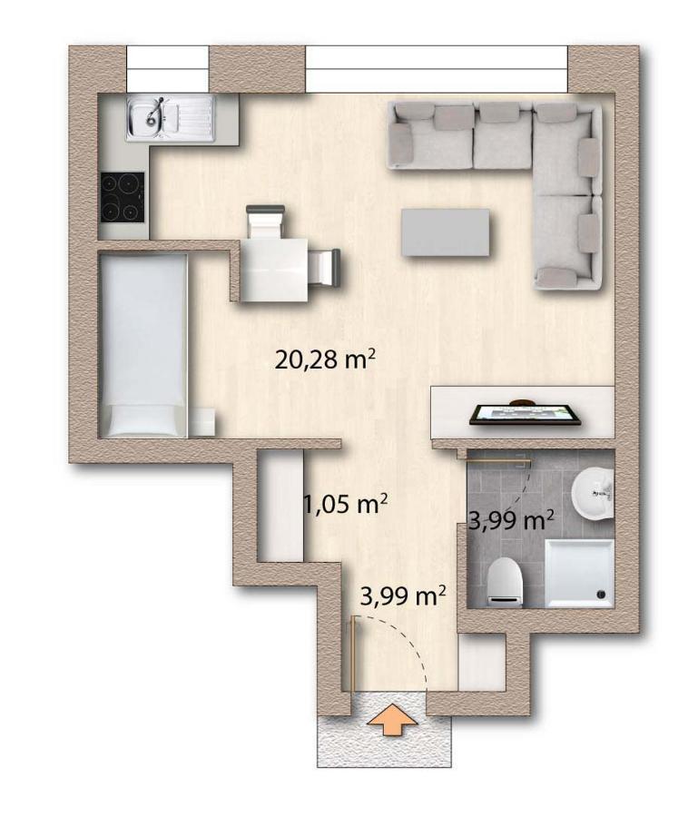 Gluecksburg Ferienwohnung 'Kursnord' Rotenhaus Екстер'єр фото
